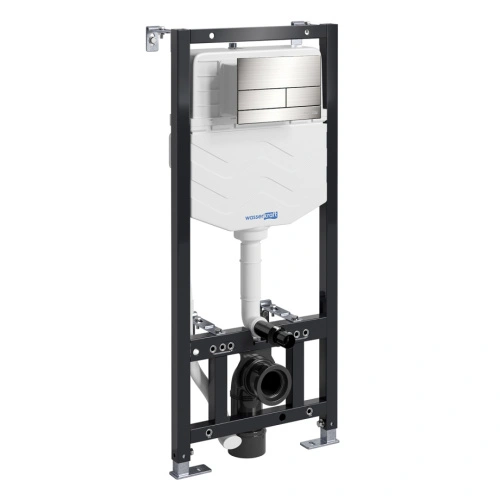 Инсталляция WasserKraft Aller 10TLT.010.ME.BN04 для подвесного унитаза, с кнопкой от магазина Vanna-Vanna.ru!