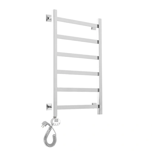 Полотенцесушитель электрический Domoterm Квадро Плюс П6 500Х800 EL левый, хром от магазина Vanna-Vanna.ru!