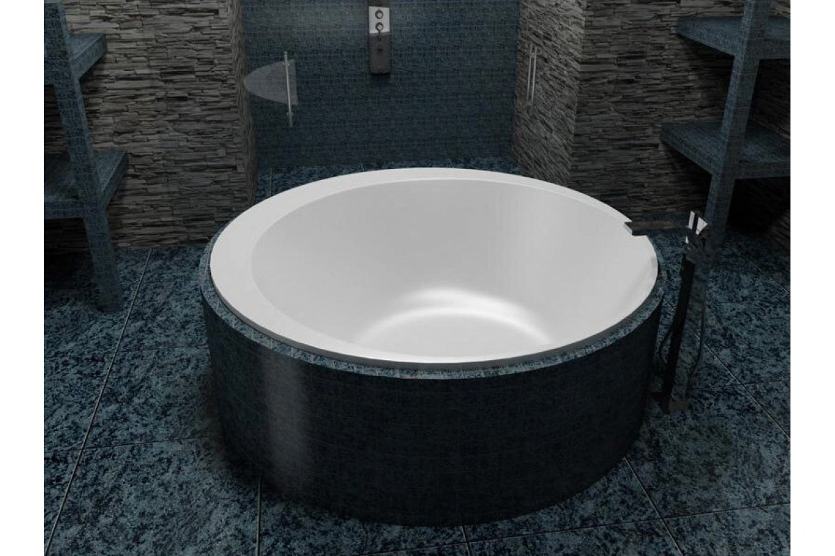 Ванна акриловая Vayer Boomerang D1600 круглая от магазина Vanna-Vanna.ru!