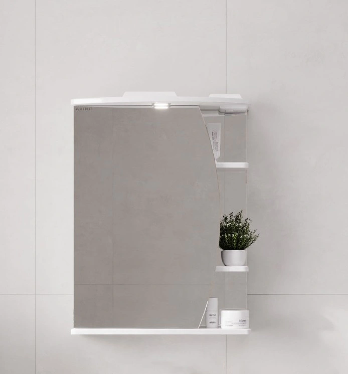 Зеркало-шкаф Onika Луна 60.01 L свет, белый