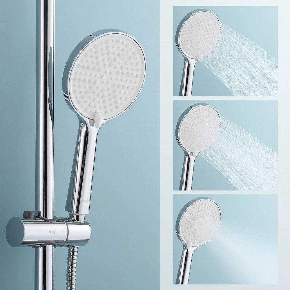 Душевая система с термостатом Raglo R20.26, хром от магазина Vanna-Vanna.ru!