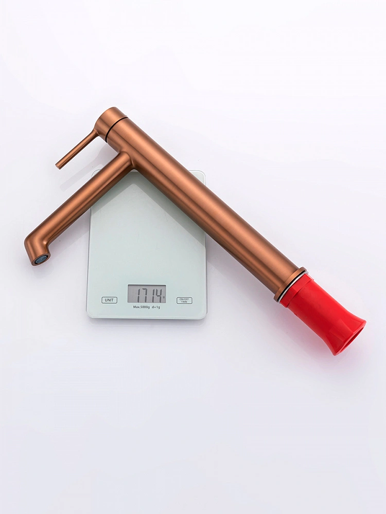 Смеситель для раковины высокий Raglo R20.15.33, медь от магазина Vanna-Vanna.ru!