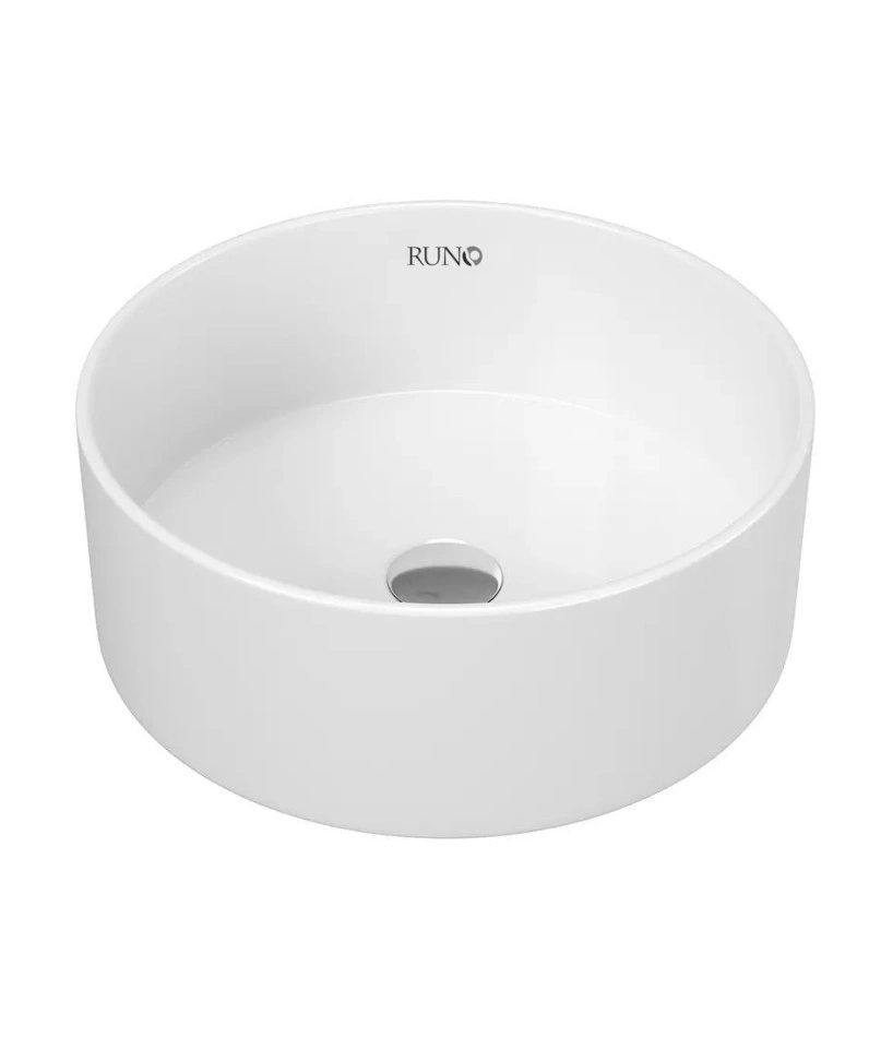 Тумба подвесная Runo Орлеан 70 с раковиной PALLA (D41), белый/чёрный от магазина Vanna-Vanna.ru!