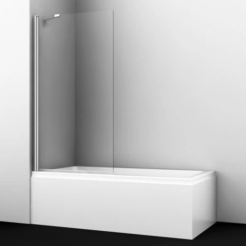 Стеклянная шторка WasserKraft Berkel 48P01-80 Fixed профиль хром от магазина Vanna-Vanna.ru!