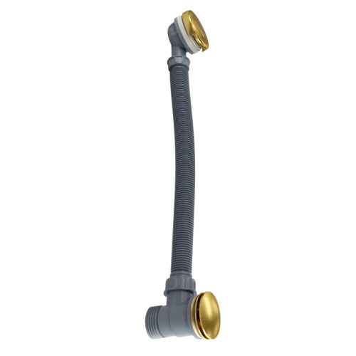 Слив перелив для ванны WasserKraft A203 click clack, 65 см, матовое золото от магазина Vanna-Vanna.ru!