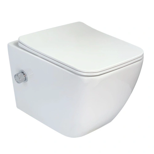 Унитаз-биде подвесной Esbano LEON-WBN (White) 515x360x395 от магазина Vanna-Vanna.ru!