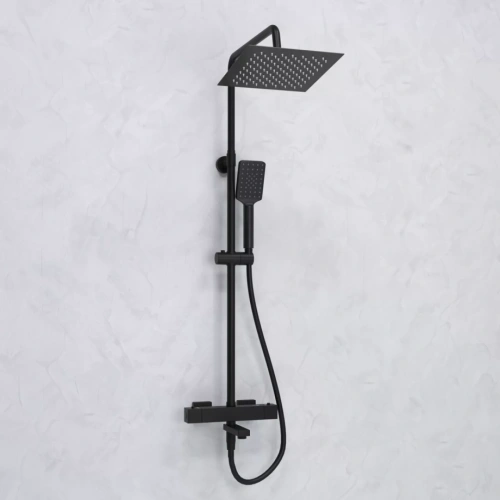 Душевая стойка WasserKraft Abens A299.255.130.BM Thermo черный Soft-touch