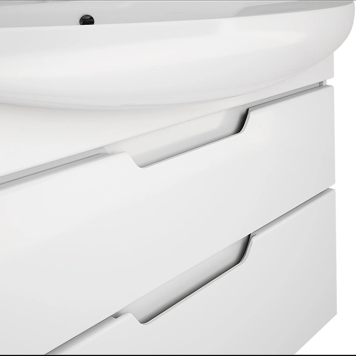 Тумба с раковиной напольная Dreja Laguna Plus 105 см, белый от магазина Vanna-Vanna.ru!