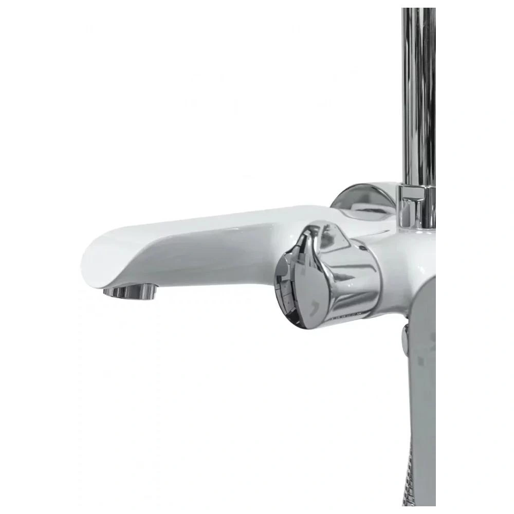 Душевая система Grocenberg GB7010WC, белый/хром от магазина Vanna-Vanna.ru!