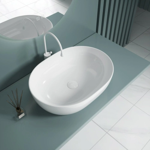 Раковина накладная Esbano CORAL-N(White) 480x350x130 от магазина Vanna-Vanna.ru!
