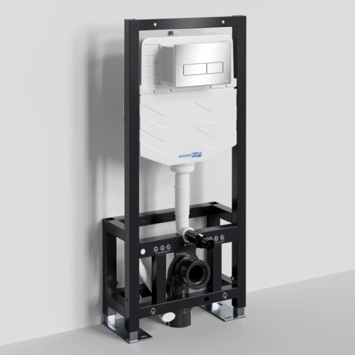 Инсталляция WasserKraft Dill 61TLT.010.ME.BN03 для подвесного унитаза, с кнопкой от магазина Vanna-Vanna.ru!