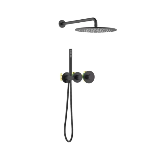Душевой комплект Timo Saona SX-2359/03SM черный матовый от магазина Vanna-Vanna.ru!