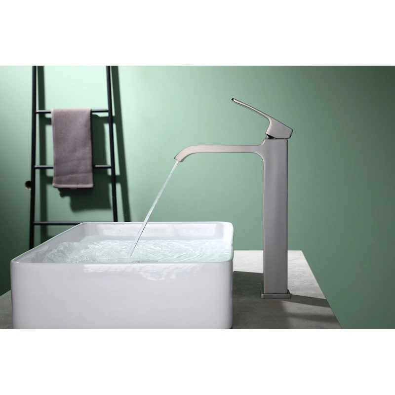 Смеситель для раковины высокий Raglo R02.15.09, графит от магазина Vanna-Vanna.ru!