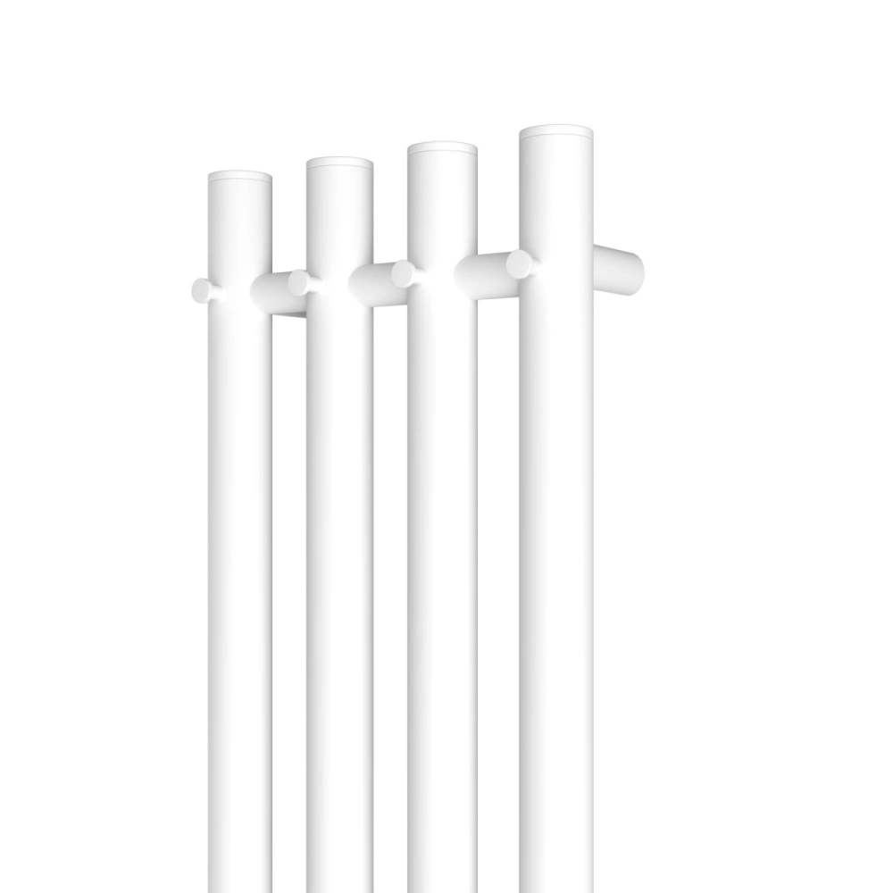 Полотенцесушитель электрический APEXTERMO Luna LN10123WM 1200x180 с крючками, белый матовый от магазина Vanna-Vanna.ru!