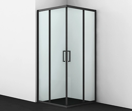 Душевой уголок WasserKraft Dill 61S03 90х90 прозрачное стекло, черный матовый от магазина Vanna-Vanna.ru!