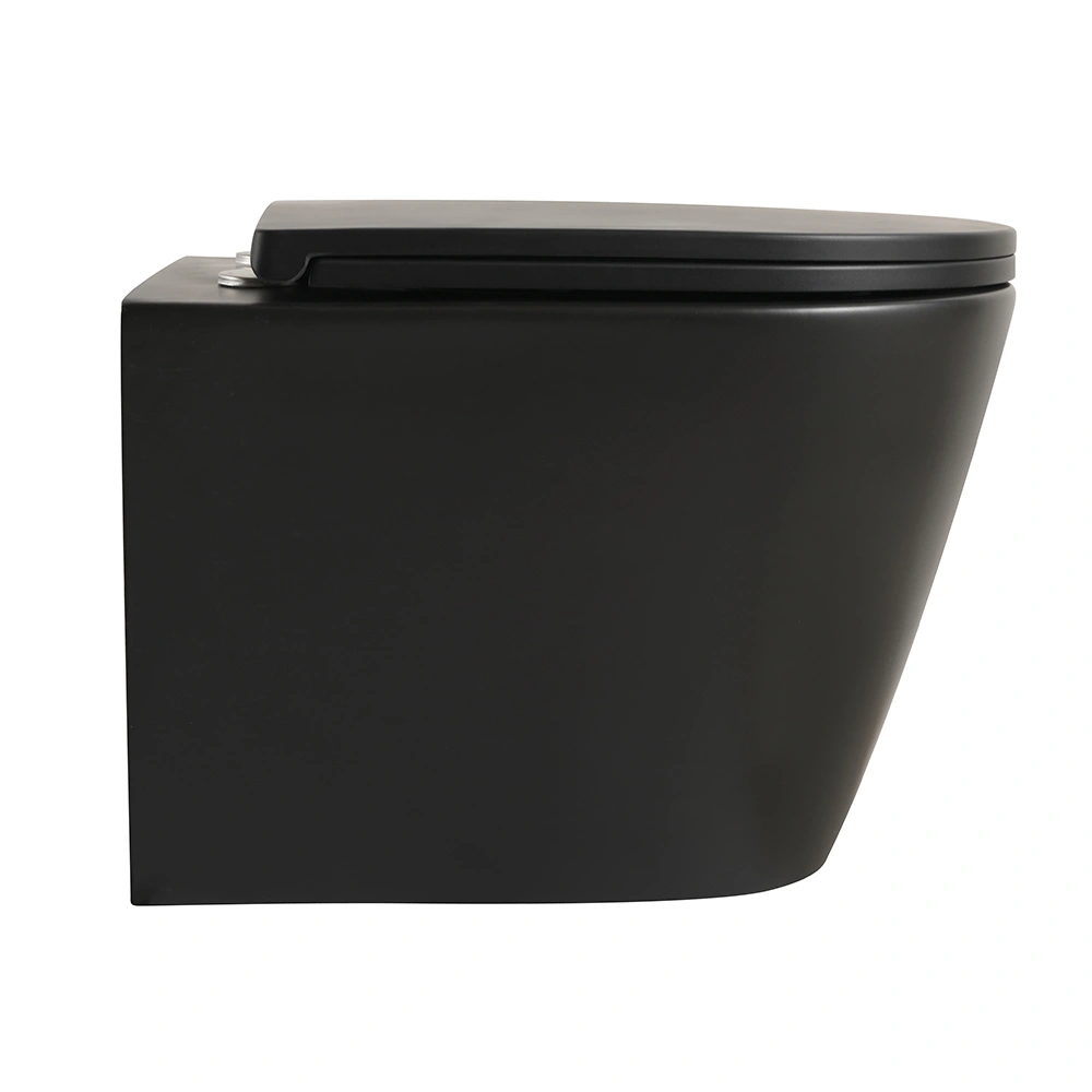 Унитаз подвесной Veconi Ando VAN-48TB черный матовый от магазина Vanna-Vanna.ru!