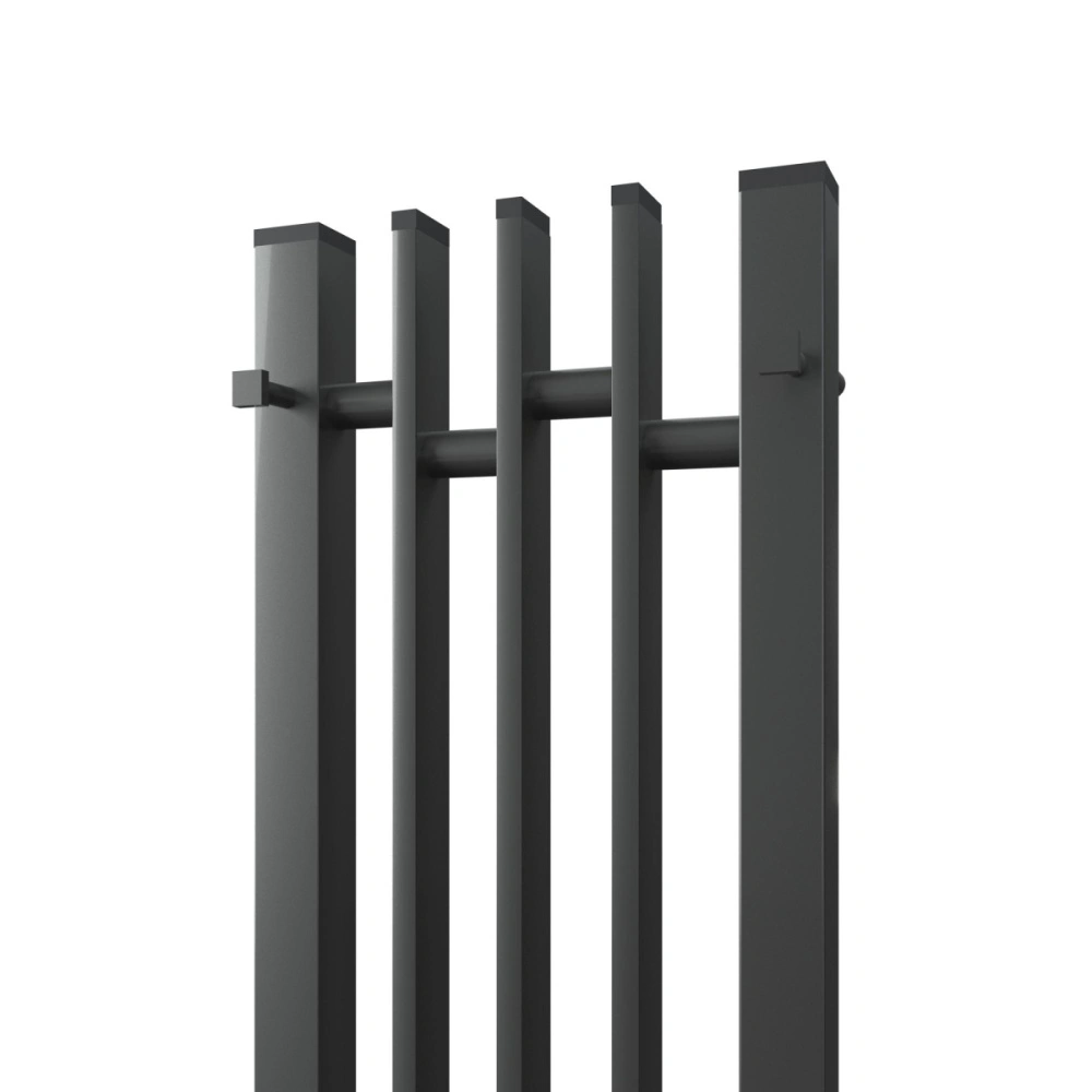 Полотенцесушитель электрический APEXTERMO Delta DL10123GF 1200x180 с крючками, графит металлик от магазина Vanna-Vanna.ru!