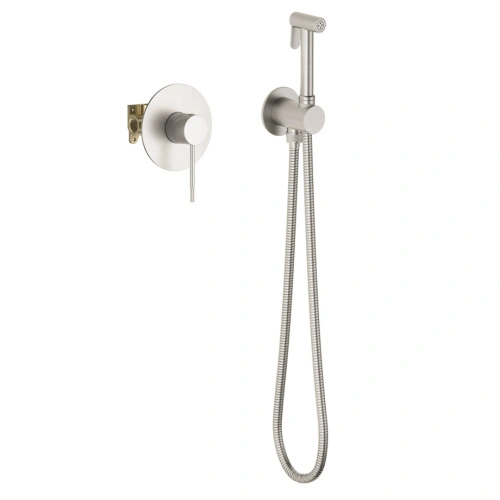 Смеситель встроенный с гигиеническим душем Timo Saona 2389/13SM никель