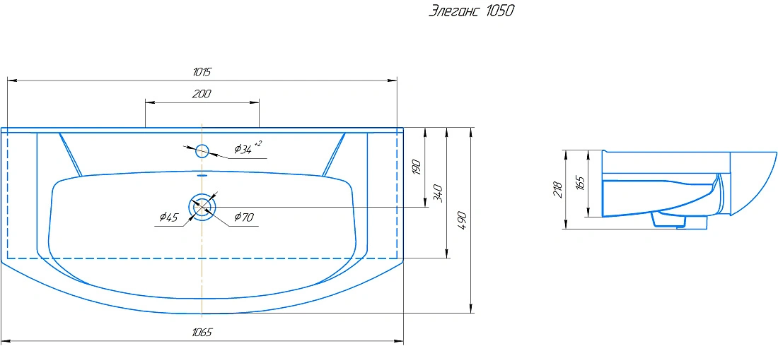 Тумба с раковиной Francesca Доминго 105 напольная, 4 двери, 2 ящика, белая от магазина Vanna-Vanna.ru!