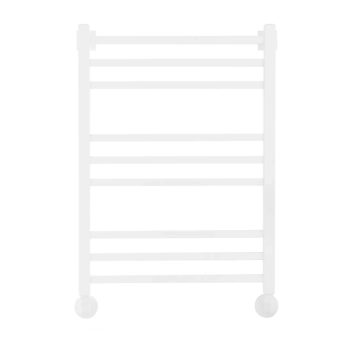 Полотенцесушитель водяной Energy Techno 800x500 белый матовый, лесенка, квадратный профиль, окрашенная нержавеющая сталь от магазина Vanna-Vanna.ru!