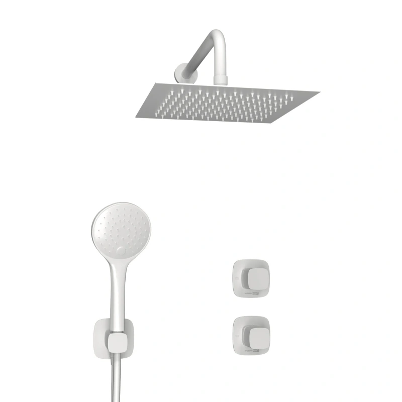 Душевой комплект WasserKRAFT Saale A9551.266.146.254.328.156.155 белый Soft-touch от магазина Vanna-Vanna.ru!