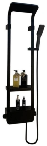 Душевая панель Ceruttispa MAIELLA B CT8985 из нержавеющей стали, цвет черный от магазина Vanna-Vanna.ru!