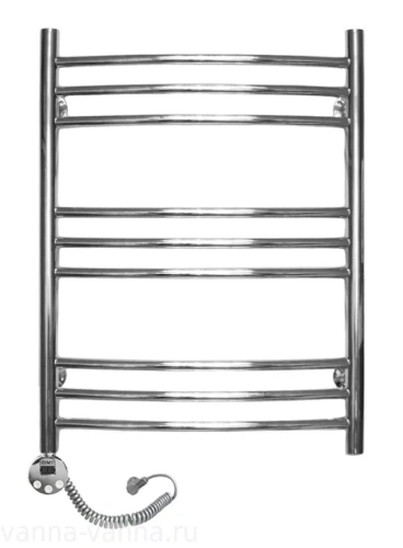 Полотенцесушитель электрический Domoterm Калипсо П9 500x700 EL с терморегулятором, левый, хром