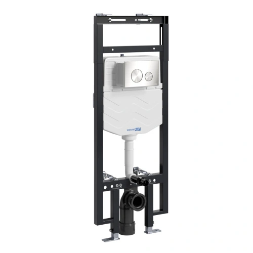 Инсталляция WasserKraft Dinkel 58TLT.010.ME.BN02 для подвесного унитаза, с кнопкой от магазина Vanna-Vanna.ru!
