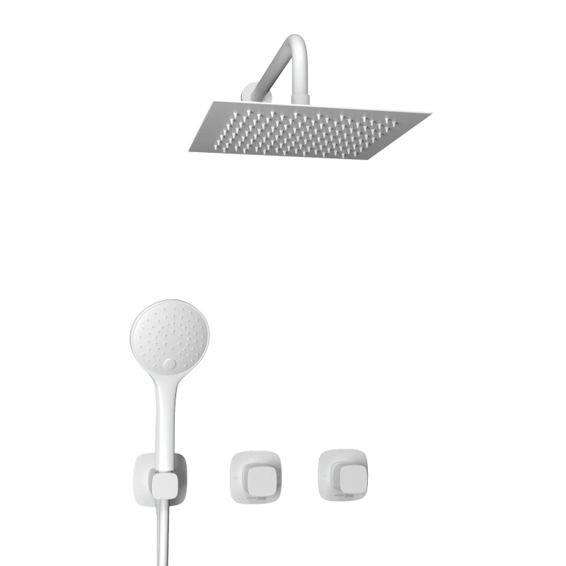 Душевой комплект WasserKRAFT Saale A9551.266.146.254.328.156.155 белый Soft-touch от магазина Vanna-Vanna.ru!