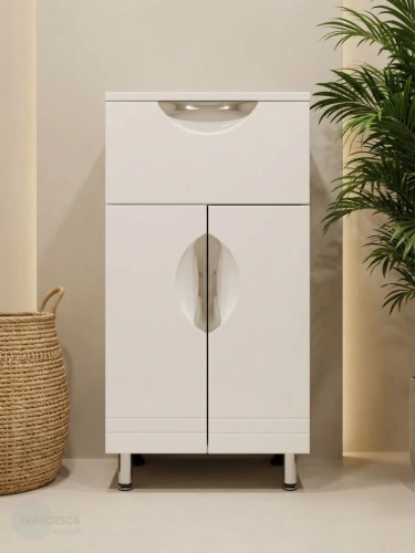 Тумба-комод Francesca Доминго 40 белая от магазина Vanna-Vanna.ru!