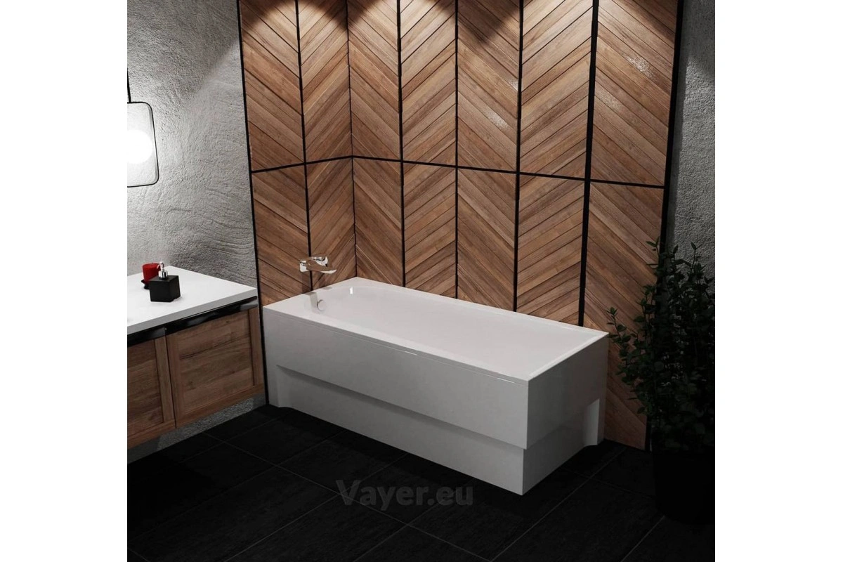 Ванна акриловая Vayer Boomerang 180x80 универсальная от магазина Vanna-Vanna.ru!