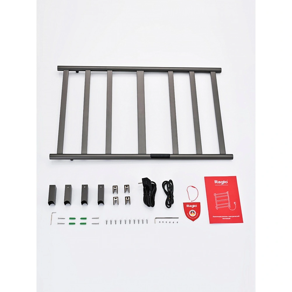 Полотенцесушитель электрический RAGLO R350.06.09 сенсорный с терморегулятором, графит от магазина Vanna-Vanna.ru!