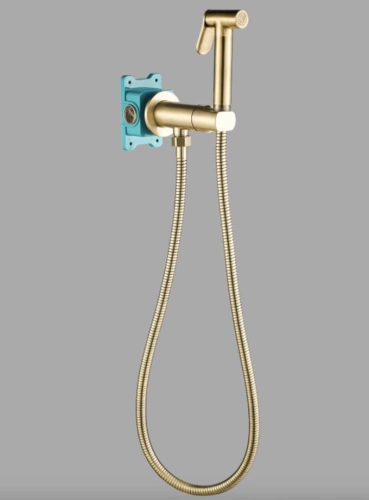 Смеситель с гигиеническим душем ALMAes Agata AL-877-08 бронза от магазина Vanna-Vanna.ru!