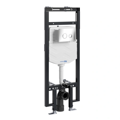 Инсталляция WasserKraft Dinkel 58TLT.010.ME.CH01 для подвесного унитаза, с кнопкой от магазина Vanna-Vanna.ru!