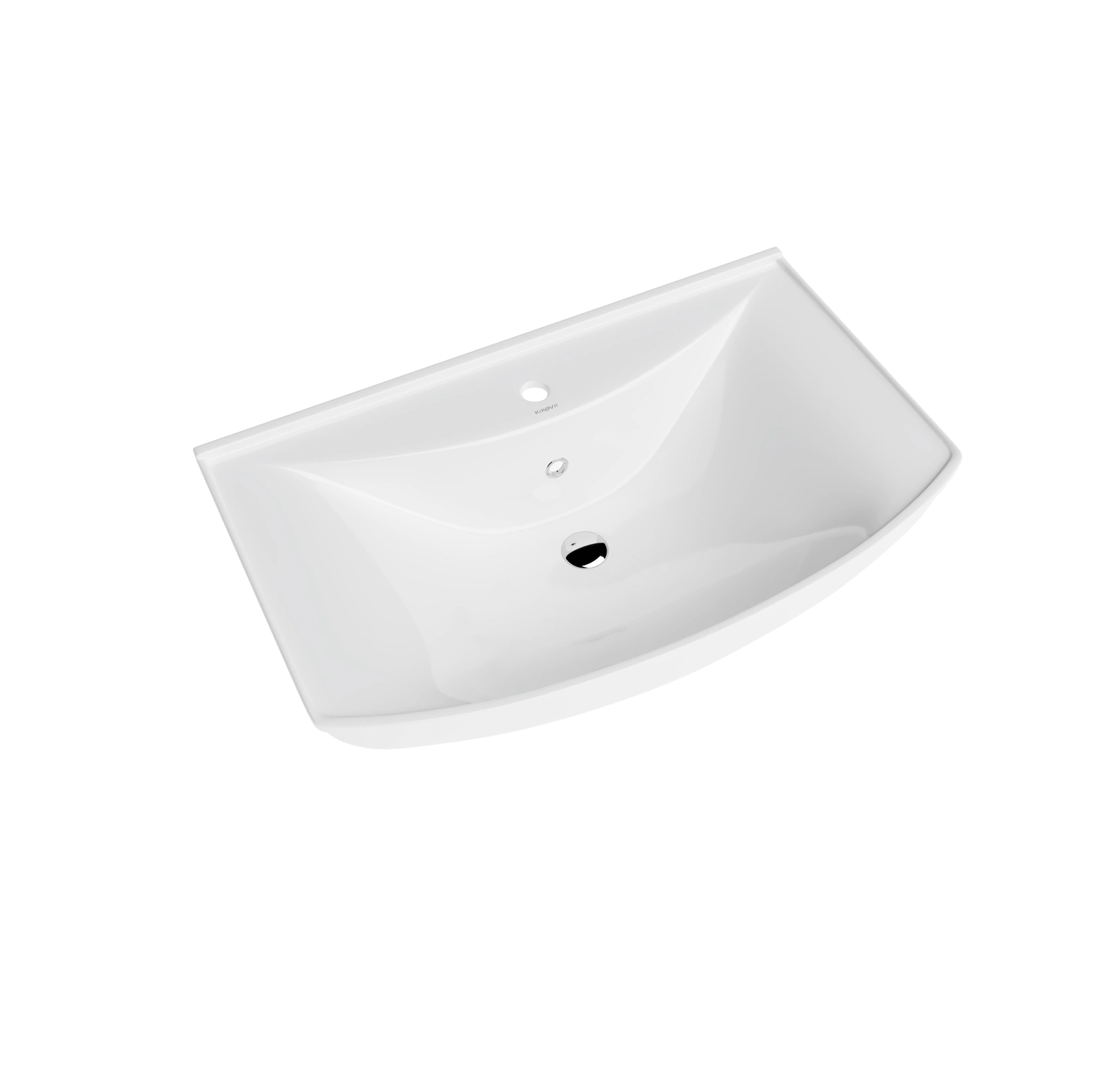 Тумба с раковиной Адам 65 напольная, Лиственница структурная контрастно-серая