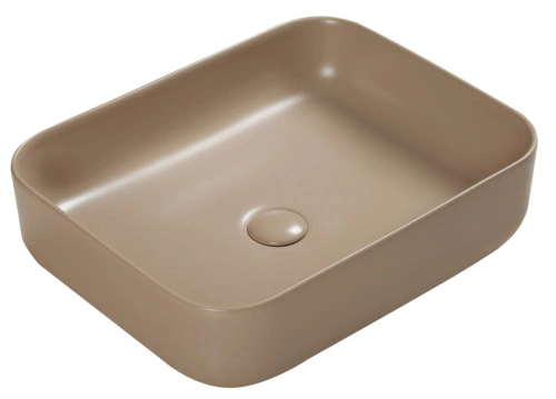 Раковина SantiLine SL-1051BG накладная, светло-коричневый матовый от магазина Vanna-Vanna.ru!