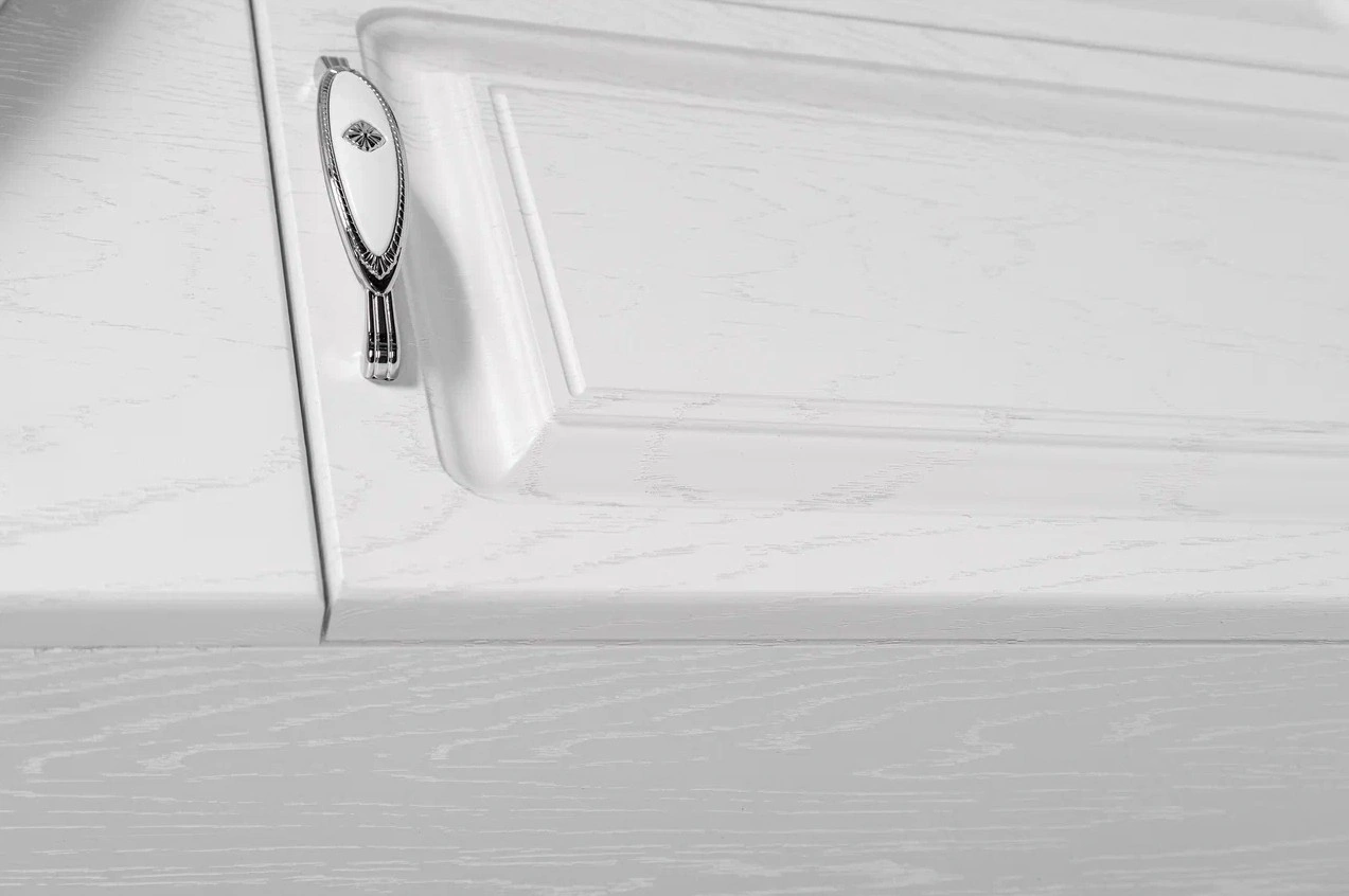 Зеркало со шкафчиком Stella Polar Кармела 65/С R свет, Люкс белое серебро от магазина Vanna-Vanna.ru!