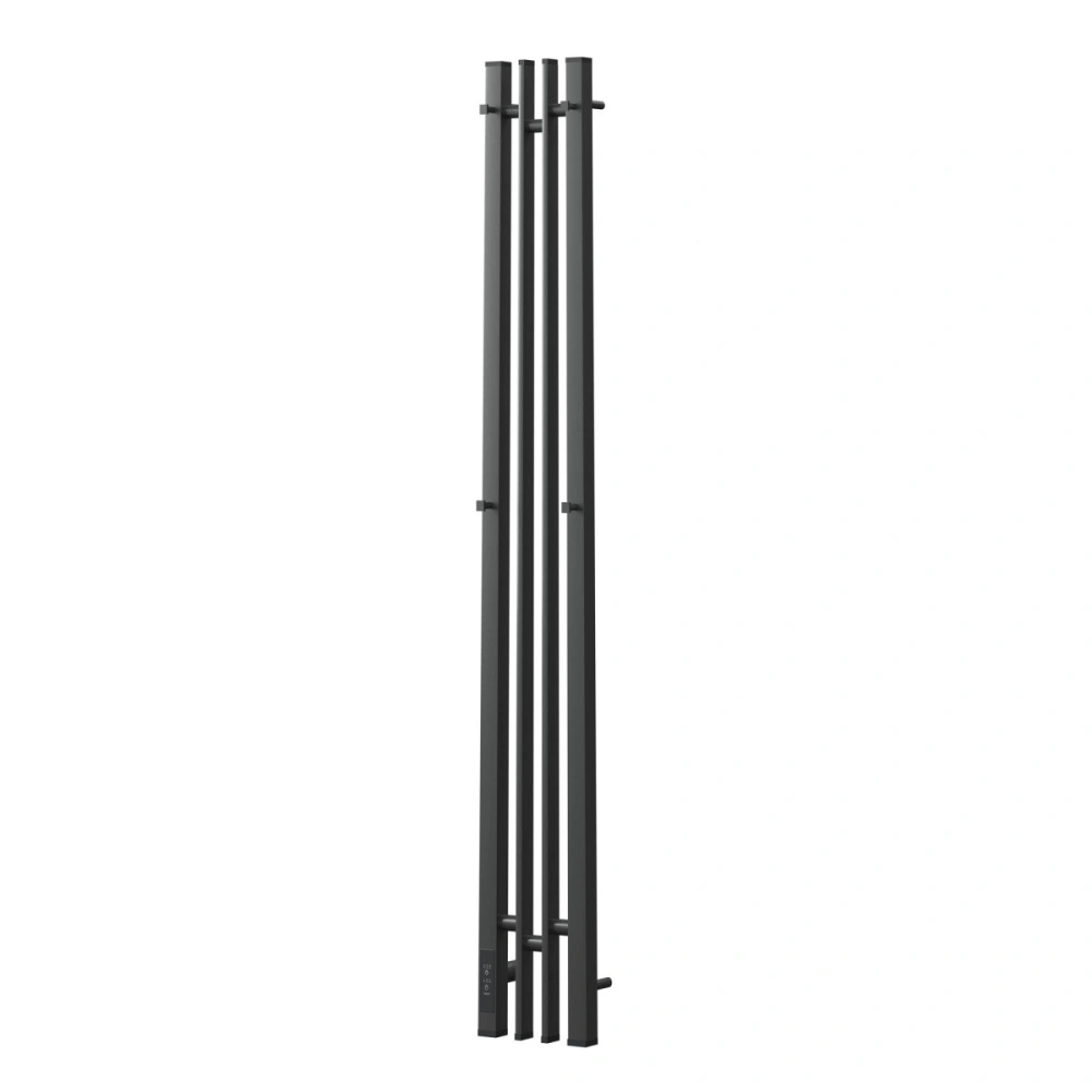 Полотенцесушитель электрический APEXTERMO Delta DL10122GF 1200x140 с крючками, графит металлик от магазина Vanna-Vanna.ru!