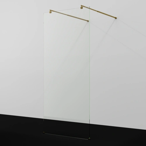 Душевая перегородка WasserKRAFT Vechte 60W39BG матовое золото от магазина Vanna-Vanna.ru!