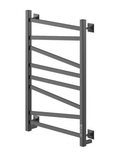 Полотенцесушитель электрический Veconi Barro-C B8050B-C 500х800, черный от магазина Vanna-Vanna.ru!