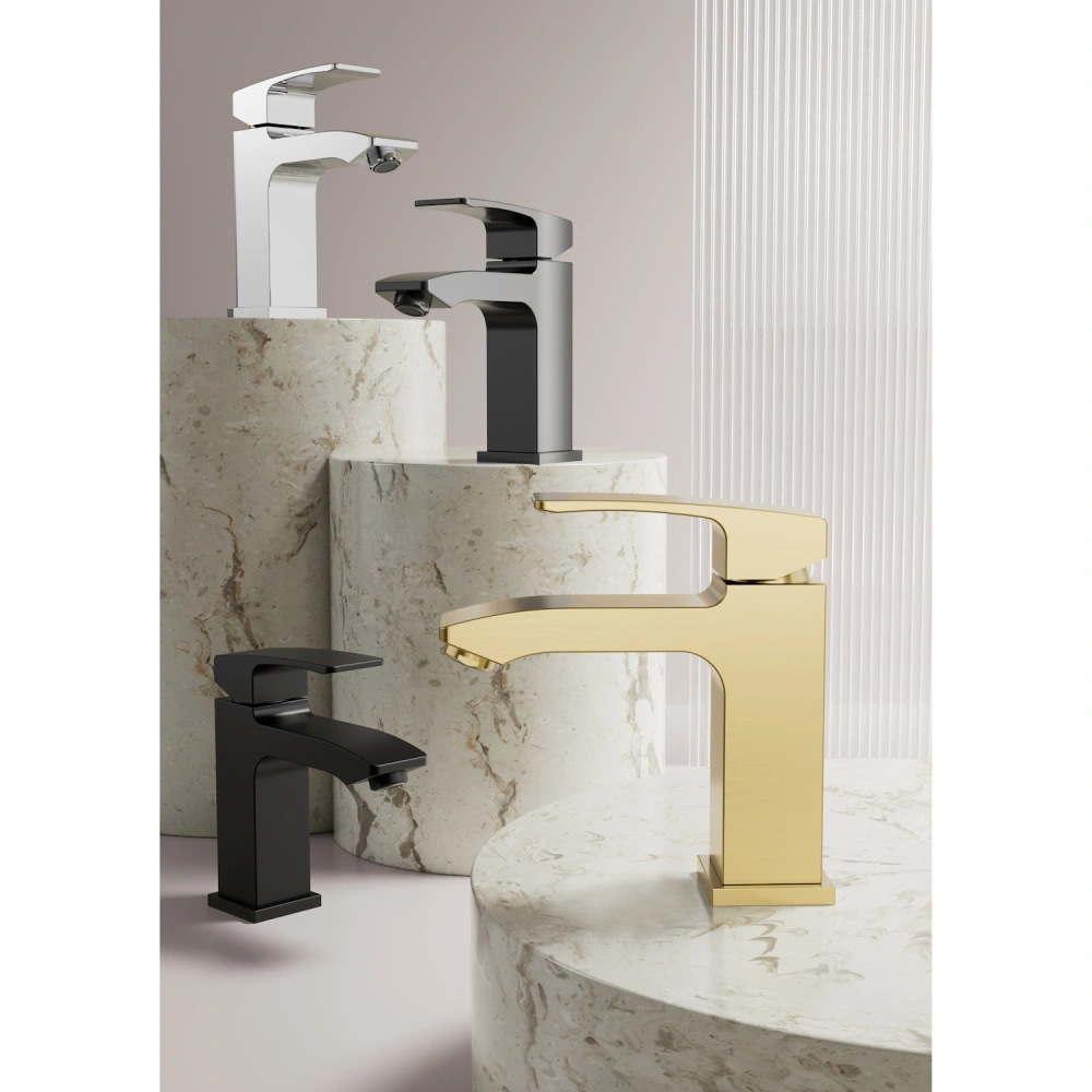 Смеситель для раковины Raglo R01.10.03, золотой сатин от магазина Vanna-Vanna.ru!