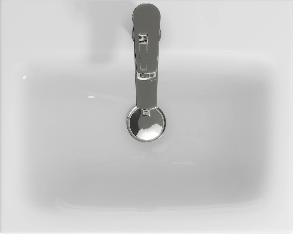 Тумба напольная SanStar Модена 50 с раковиной Moduo 50, белая от магазина Vanna-Vanna.ru!