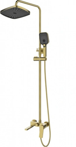 Душевая стойка ESBANO GEMINI (DS-SG) брашированное золото от магазина Vanna-Vanna.ru!