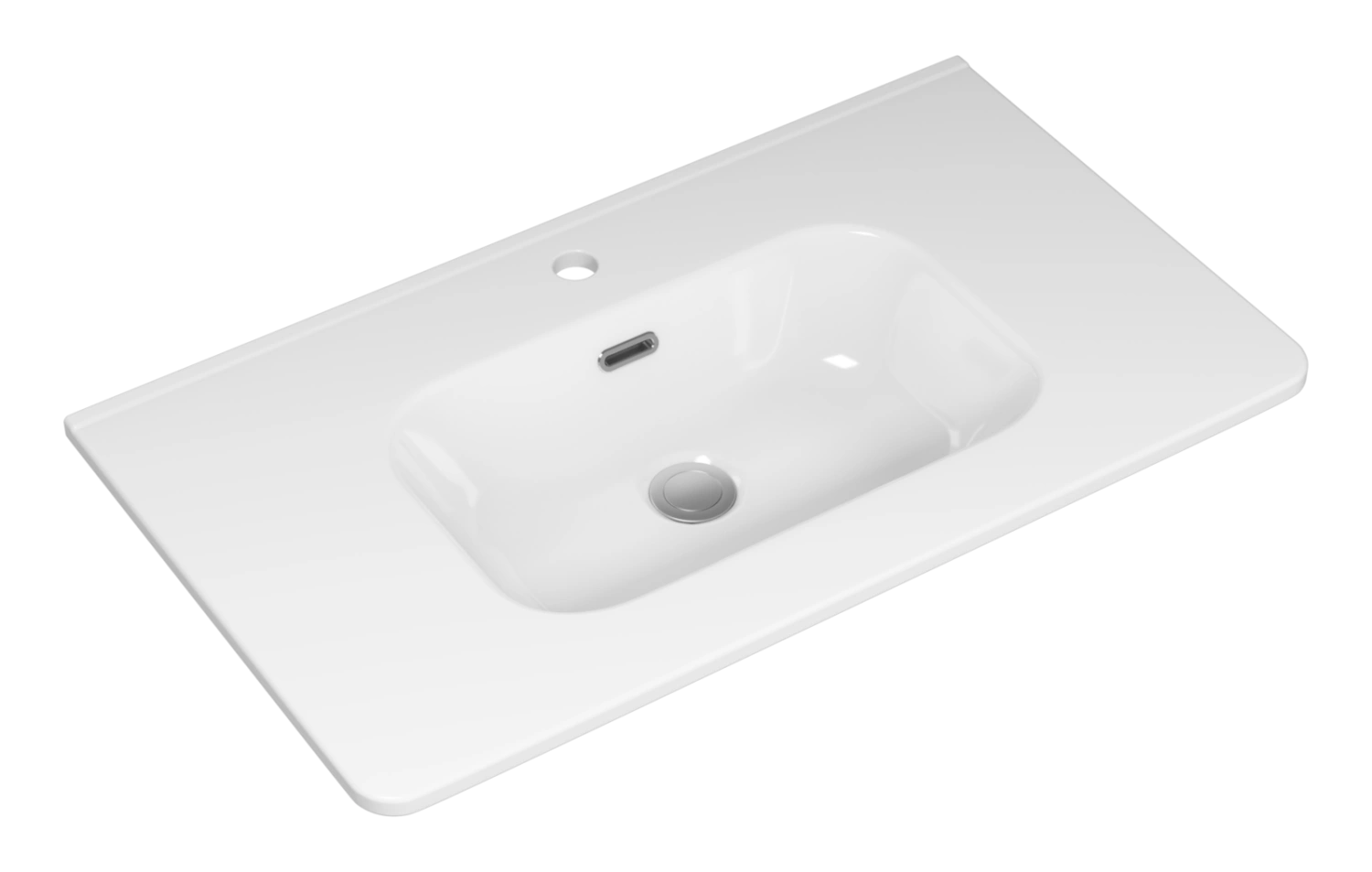 Тумба с раковиной Brevita Risacca Crema 80 напольная, серый от магазина Vanna-Vanna.ru!