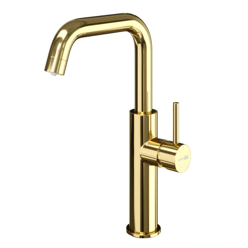 Смеситель для кухни под фильтр однорычажный WasserKraft А8577 глянцевое золото от магазина Vanna-Vanna.ru!