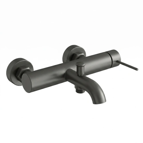 Смеситель для ванны WasserKraft Нирс 3001GR графит матовый от магазина Vanna-Vanna.ru!