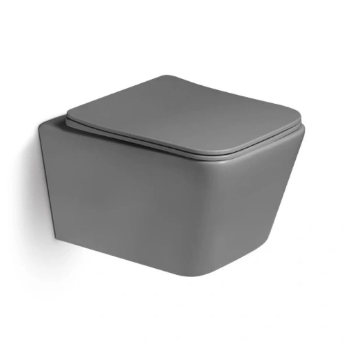 Унитаз SantiLine SL-5007MG подвесной, серый матовый от магазина Vanna-Vanna.ru!