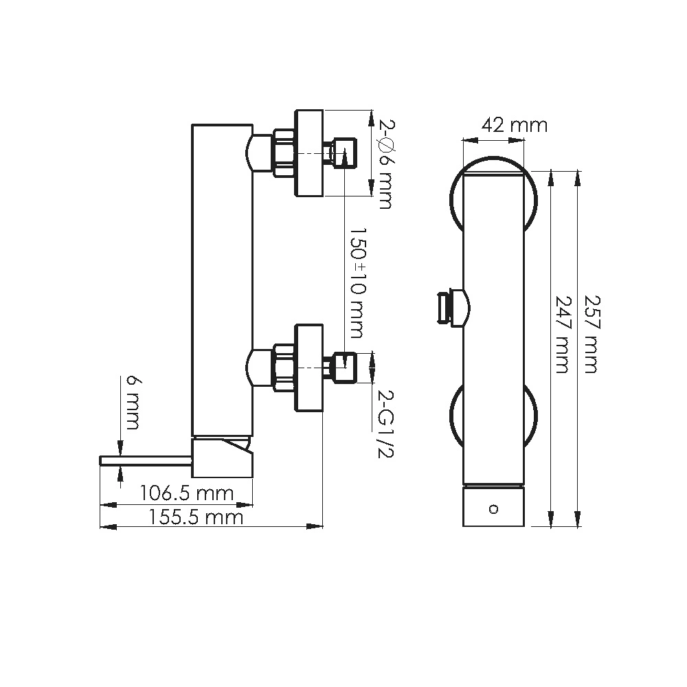 Смеситель для душа WasserKraft Нирс 3002GR графит матовый от магазина Vanna-Vanna.ru!