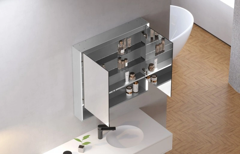 Зеркало-шкаф Esbano ES-5508 80х80 от магазина Vanna-Vanna.ru!