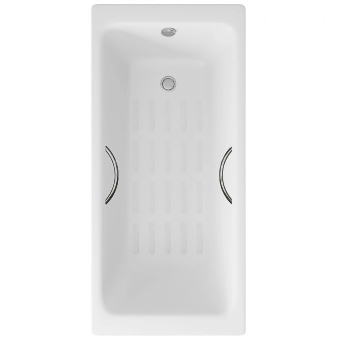 Ванна чугунная Delice Parallel 170х80 DLR220502R-AS с ручками и антискользящим покрытием от магазина Vanna-Vanna.ru!